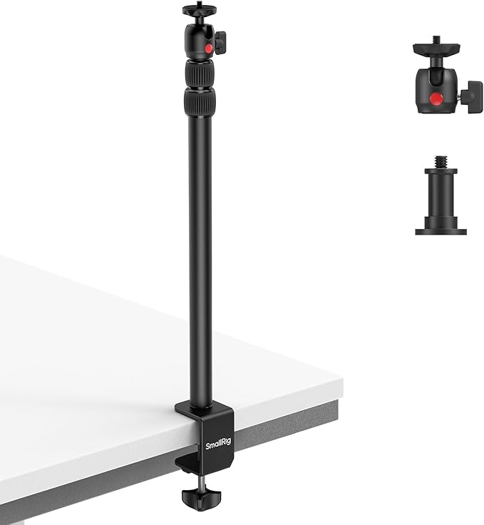 SMALLRIG Camera Desk Mount C Stand, Tabletop C Clamp by SmallRig