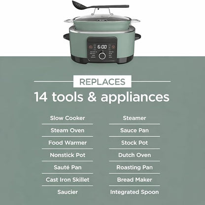 8.5 Quart Large Capacity Multi Cooker, Programmable Electric Pot - Image 2