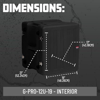 Gator Cases Pro Series 12U Rack Case - Image 6