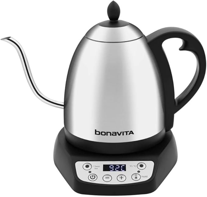 Bonavita 1L Digital Variable Temperature Gooseneck Electric Kettle by Bonavita