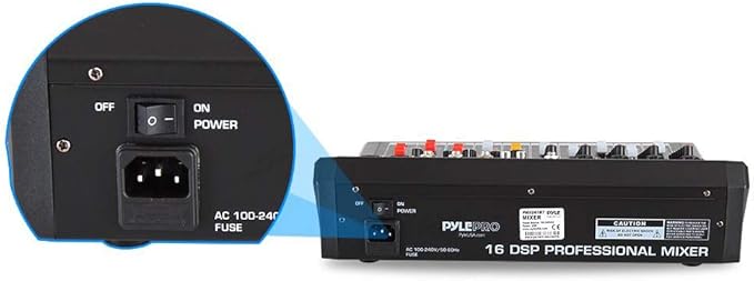 Pyle 6-Channel Bluetooth Studio Audio Mixer - Image 5