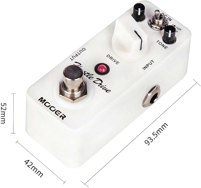 MOOER Hustle Drive Electric guitar distortion pedal, 2 working modes: high/low - Image 3