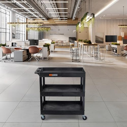 tubstr 3-tier rolling utility cart with wheels, 300 shown in use
