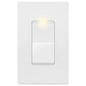 LIDER Minimalist Design Matte Finish Lighted Decorator Switch by LIDER