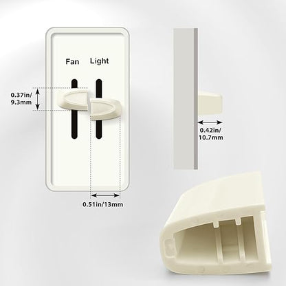 Hoolerry 2 Pcs Dimmer Switch Knob Dimmer Replacement Knob Compatible - Image 2