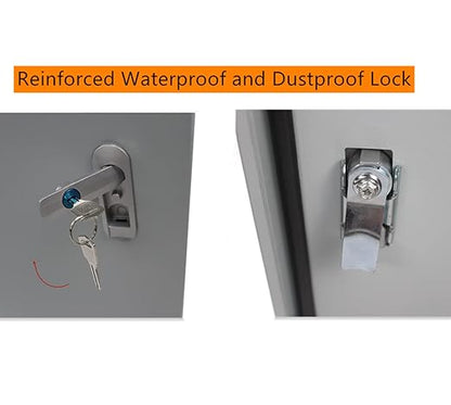 Cold Rolled Steel Electrical Box 16'' x 16'' x 8'' Indoor/Outdoor Thick - Image 4