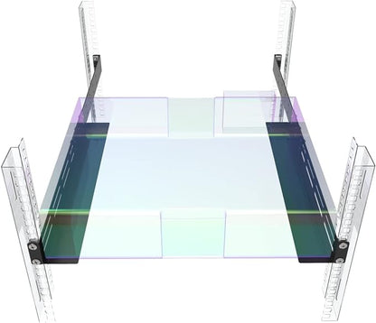 QiaoYoubang 1U Universal Rack Mount Rails- 4-Post Server Rack Shelf Rail 16-29 - Image 4