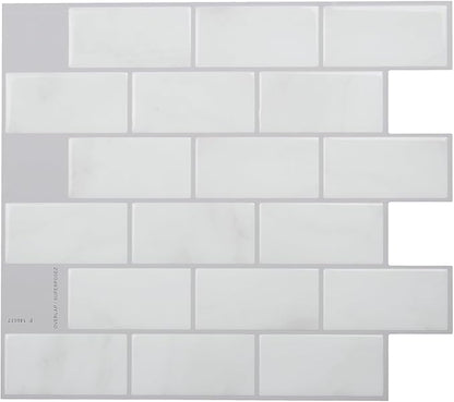 SMART TILES Peel and Stick Backsplash- 10 Sheets of 10.95" x 9.70" by SmartTiles-OriginalPeelandStickBacksplashTiles