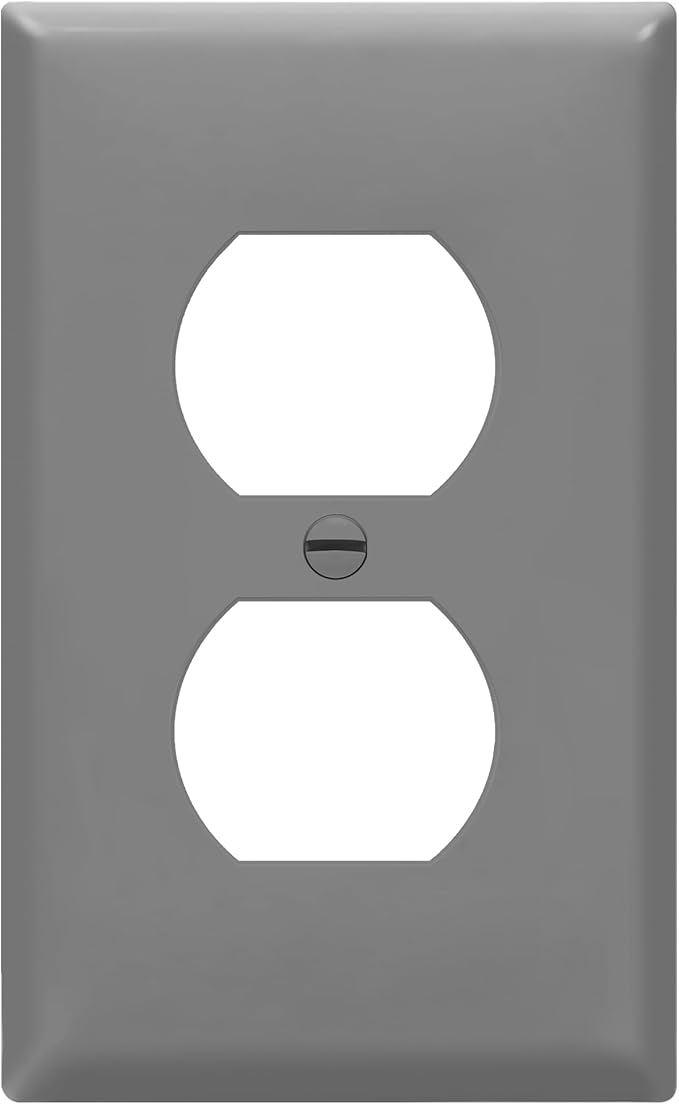 ENERLITES Duplex Receptacle Outlet Wall Plate, 1-Gang 4.50" x 2.76", by Enerlites