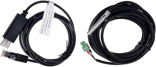 EPEVER Remote Temperature Sensor RTS and Monitoring Adapter RS485 to USB by iSunergy