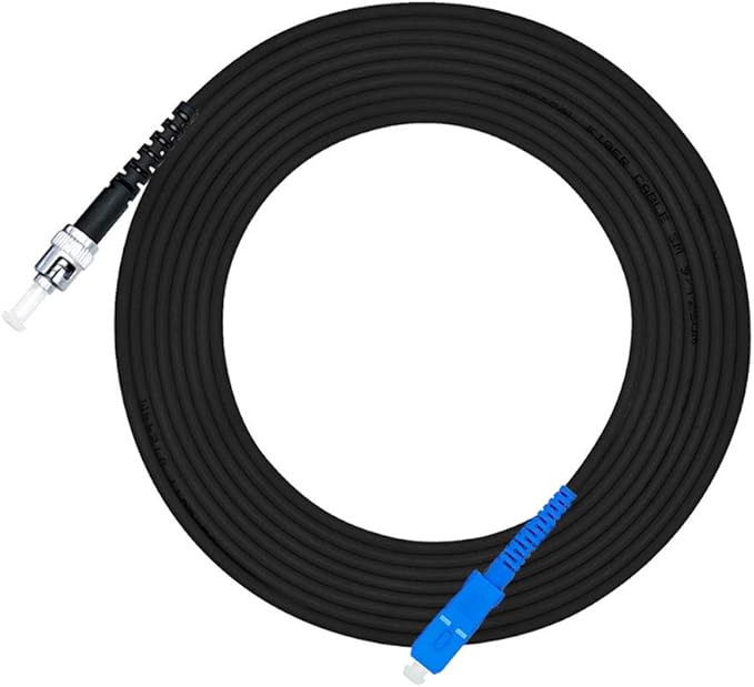 Jeirdus 150M SC to ST Outdoor Armored Simplex 9/125 SM Fiber Optic Cable Jumper by Jeirdus
