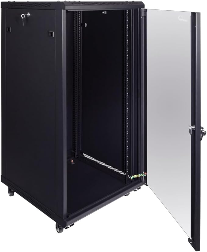 NavePoint 22U Server Cabinet Wall Mount Rack Enclosure - Image 4