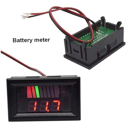 Battery Charge Level Indicator Car Battery Capacity Meter Tester Checker - Image 7