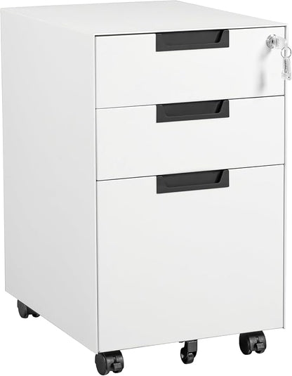 Letaya 3 Drawer Mobile File Cabinet by LetayaMetalCabinets