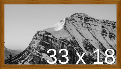 Frame It Easy 33 x 18 Hazel Wood Frame by FrameItEasy