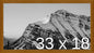 Frame It Easy 33 x 18 Hazel Wood Frame by FrameItEasy