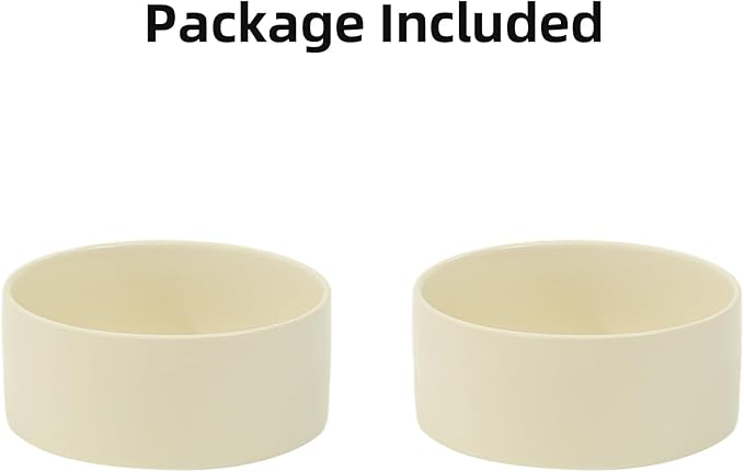 Ceramic 6.1inch Dog Bowls for Small and Medium Breed Dog Dish Pet Food and - Image 6