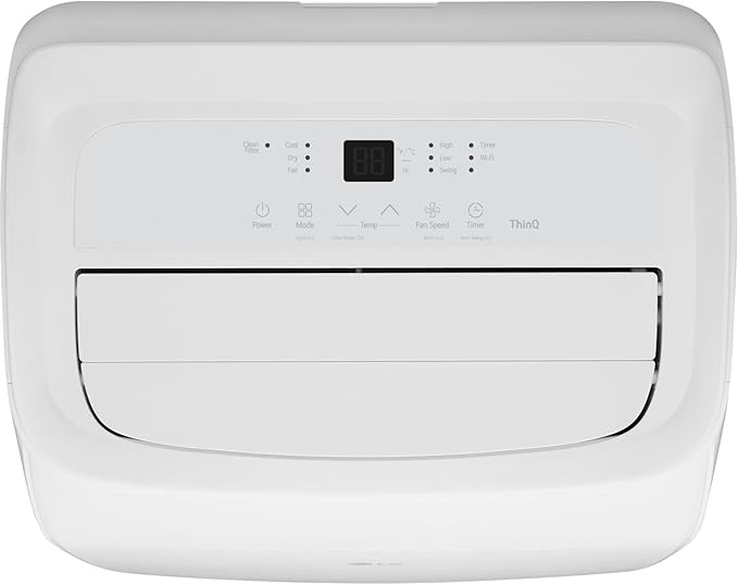 LG 8, 350 BTU / 12, 000 BTU Smart Portable Air Conditioner, Cools 350 Sq.Ft. - Image 8
