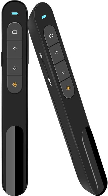 Wireless Presenter, Hyperlink Volume Control Presentation Clicker RF 2.4GHz USB - Image 7