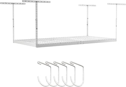 SafeRacks 4x8 Overhead Garage Storage Rack Heavy Duty by SafeRacks