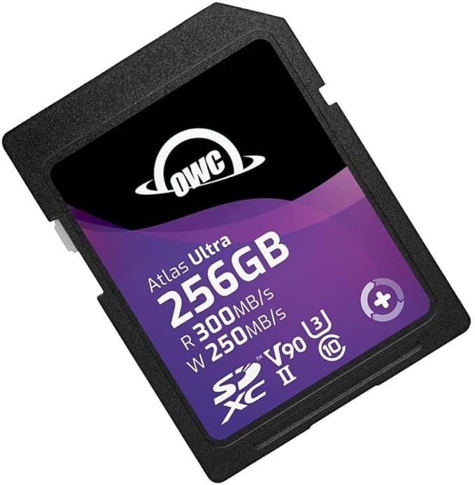 OWC Atlas Ultra 256GB SDXC UHS-II V90 Media Card - Image 5
