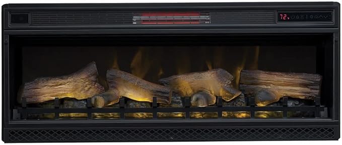 ClassicFlame 42" 3D Infrared Quartz Electric Fireplace Insert - Image 2