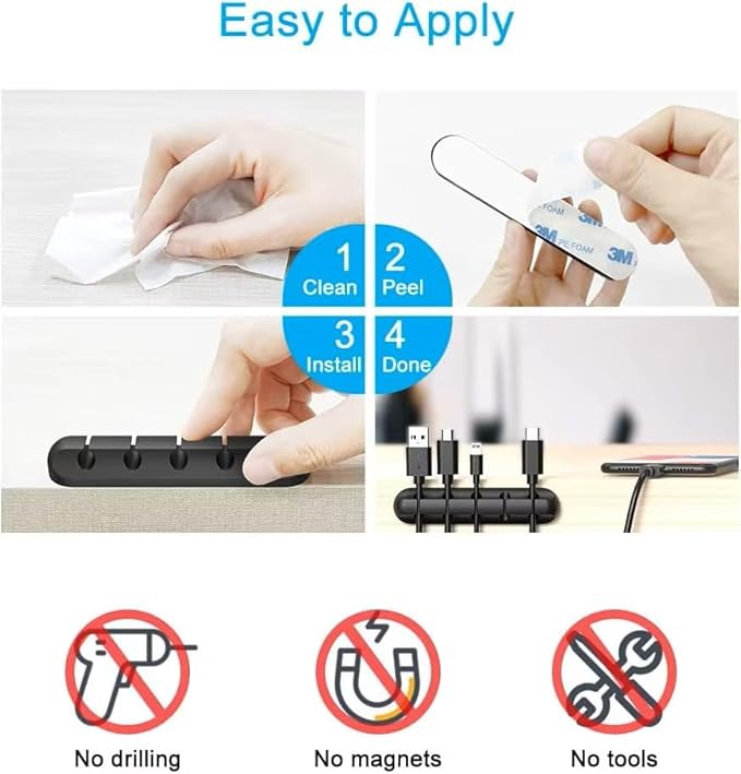 Oakridge™ Cable Organizer Clips - Image 2