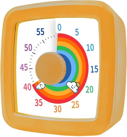 MEPHILIMIA Visual Timer Kids/Adults 60 Minutes Rainbow Countdown Timer Time by Unknown
