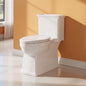One-Piece Toilet with Classic Design, ADA Height, 1.28 GPF, Durable Ceramic by Unknown