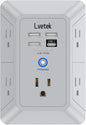 Outlet Extender, Surge Protector Outlet by Lvetek