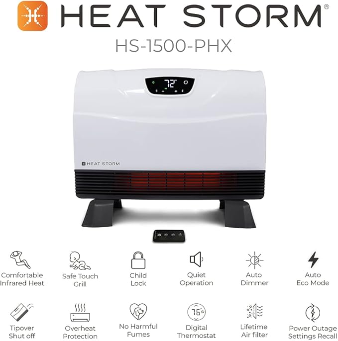Heat Storm Phoenix Infrared Space Heater - Image 6