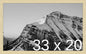 Frame It Easy 33 x 20 Wheat Wood Frame by FrameItEasy