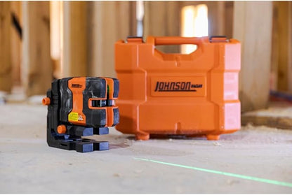 Johnson Level & Tool JLN300-GNCL Laser Level, Self-Leveling Cross-Line Laser - Image 4