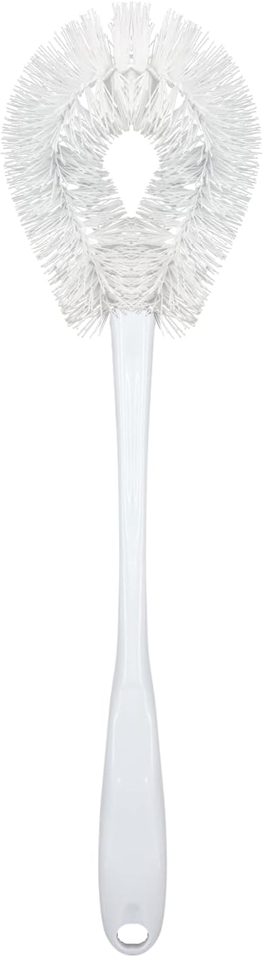 LOLA Toilet Bowl Brush w/Curved Head, Coated Wire, Durable Poly Bristles by LolaProducts