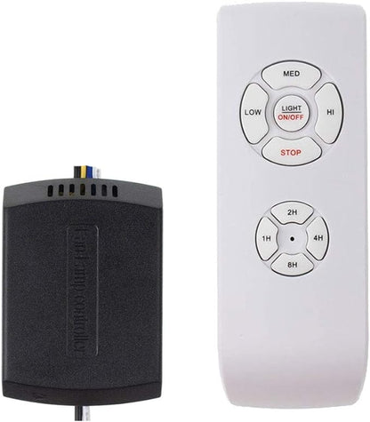 LPHUMEX Ceiling Fan Remote Control Kit, Small Size Speed, Light & Timing 3 in 1 by LPHUMEX