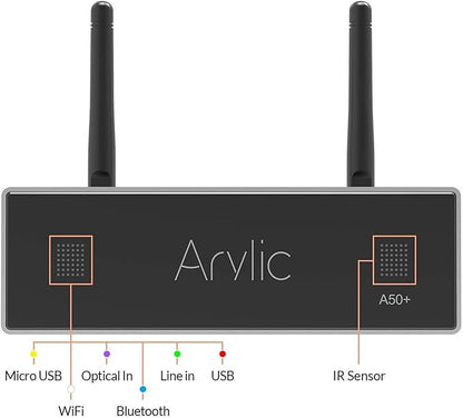 Arylic Up2stream A50+ WiFi &Bluetooth Amplifier - Image 2