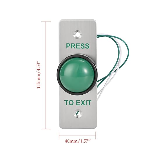 Push to Exit Button for Door Access Control Big Press Button IP68 Waterproof - Image 4