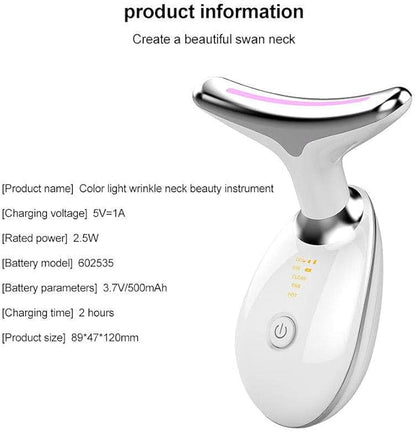Face Neck Tool for Skin Care, Electric Neck Face Lifting Device for Wrinkle - Image 3