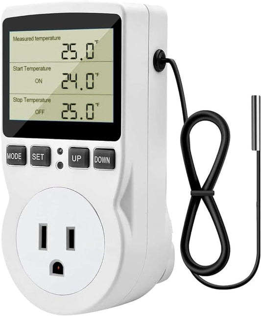Diymore 1800W Plug in Thermostat Temperature Controller Electric Digital RV by diymore