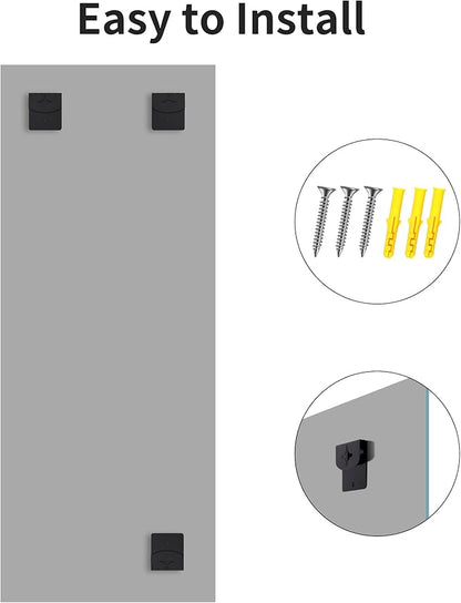 CILIBER Frameless Mirror, 24x60 Inch Large Bathroom Mirrors - Image 9