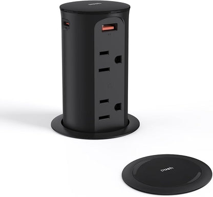 Jgstkcity Pop Up Power Outlet for Countertops & Desks, 2.5-Inch Hole Flush by Jgstkcity