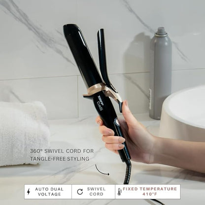 TAIFF Curves Professional Black Titanium Curling Iron – High-Performance Hair - Image 7