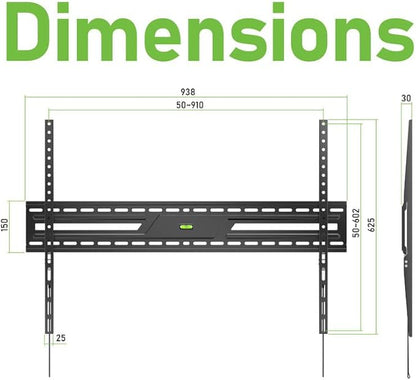 Ultra Slim Flush TV Wall Mount Bracket - Image 4