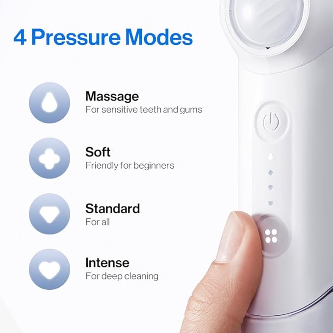 usmile C10 Portable Water Flosser – Travel-Friendly, 95-Day Battery, 4 Modes - Image 6