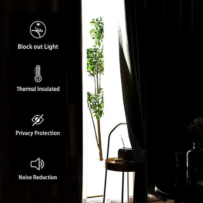 JIUZHEN Stone Blue Velvet Curtains - Image 9