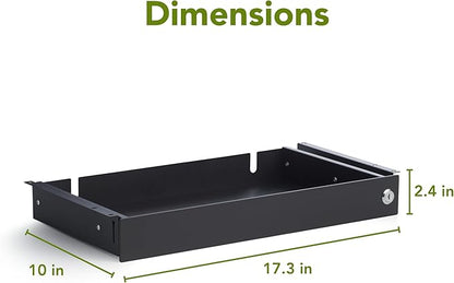 PERFECT POSTURE Max Under Desk Storage Drawer – Large Desk Drawer - Image 3