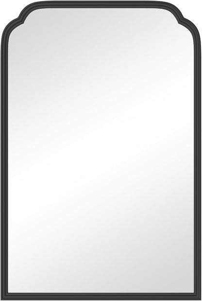 20X30 Inch Black Metal Framed Bathroom Mirror - Image 8