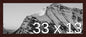 Frame It Easy 33 x 13 Merlot Wood Frame by FrameItEasy