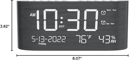 Mesqool Digital Alarm Clock, - Image 9