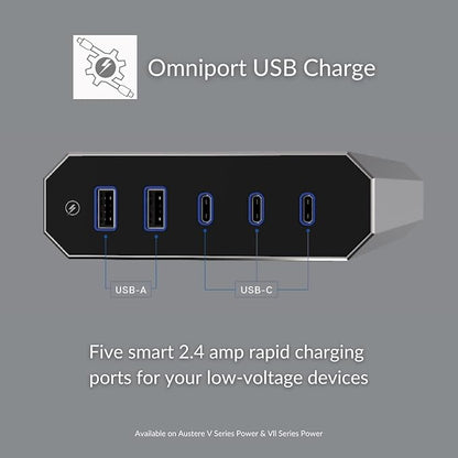 Austere V Series, 8 Outlet Surge Protector Power Strip, 3000 Joules, EMI/RFI - Image 5